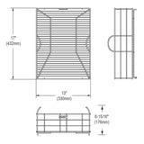 Elkay LKFRB1418SS Stainless Steel Rinsing Basket