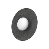 Kuzco FM22815-GY CRUZ 15" FLUSH MOUNT GREY FELT SHADE 12W 120VAC WITH LED DRIVER 3000K 90CRI