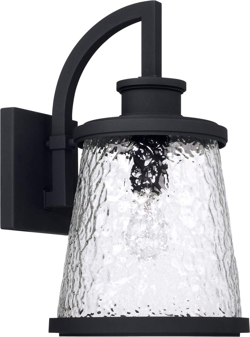 Capital Lighting 926512BK Tory 1 Light Outdoor Wall Lantern Black