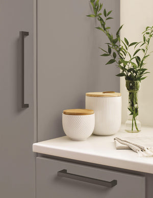 Amerock Cabinet Pull Matte Black 8-13/16 inch (224 mm) Center-to-Center Monument 1 Pack Drawer Pull Cabinet Handle Cabinet Hardware