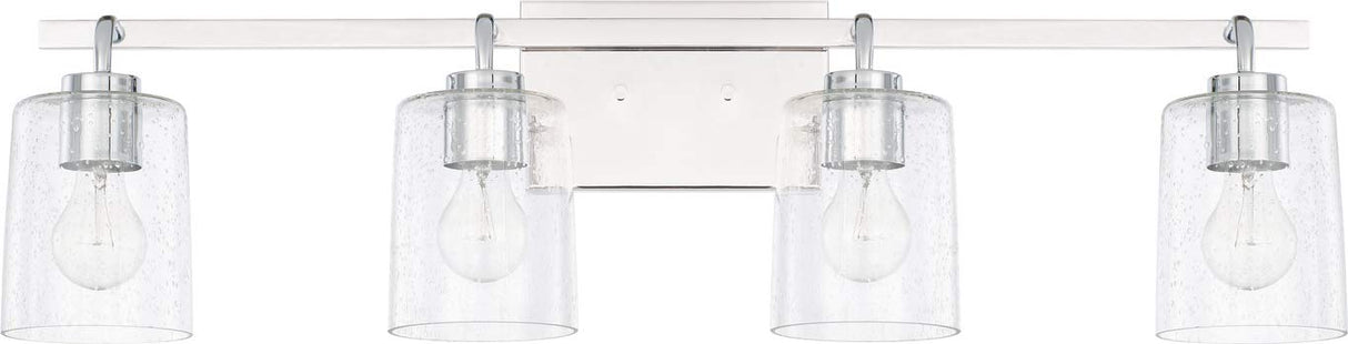 Capital Lighting 128541CH-449 Greyson 4 Light Vanity Chrome