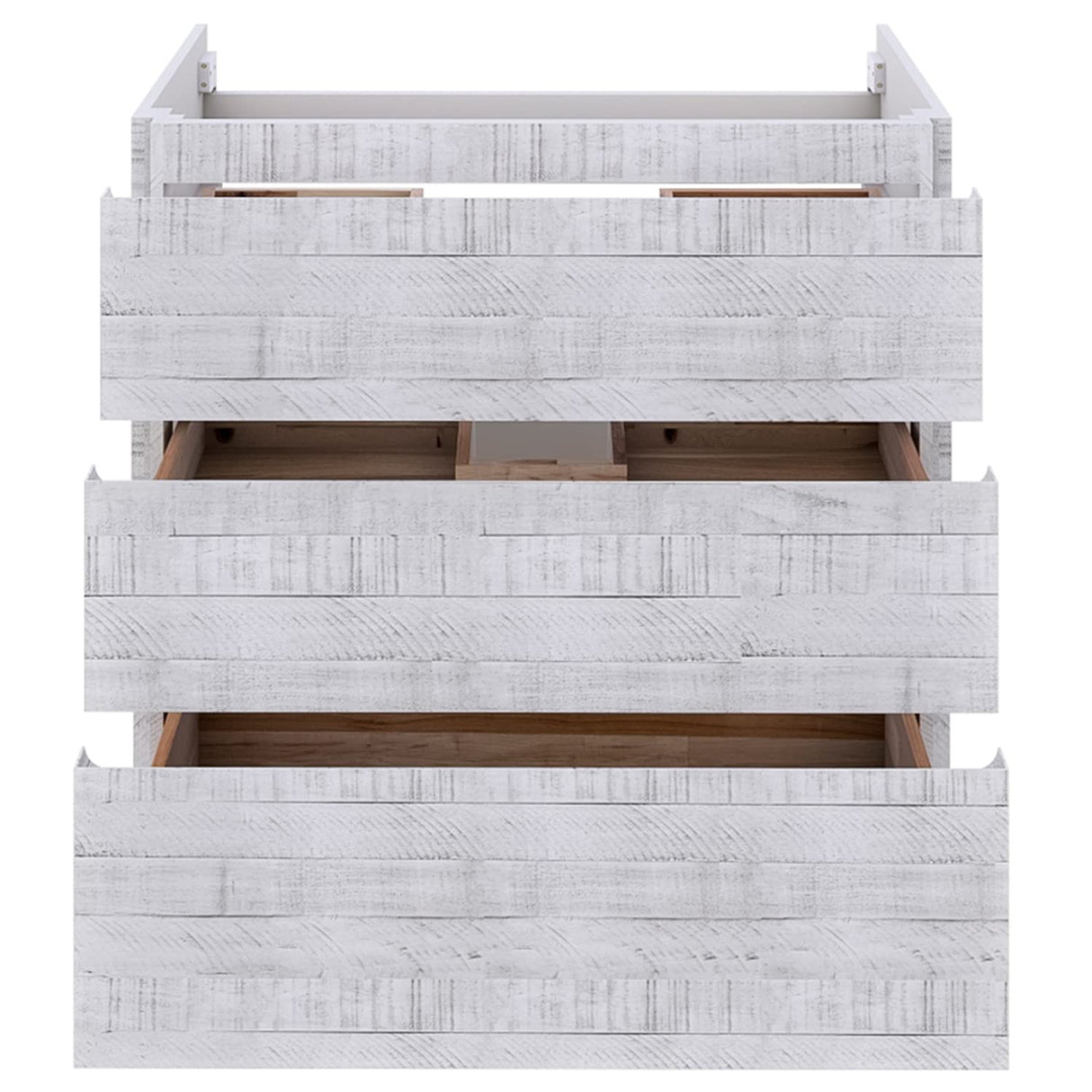 Fresca FCB3136RWH-FC Fresca Formosa 35" Floor Standing Modern Bathroom Cabinet in Rustic White