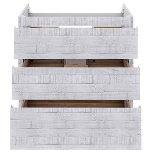 Fresca FCB3136RWH-FC Fresca Formosa 35" Floor Standing Modern Bathroom Cabinet in Rustic White