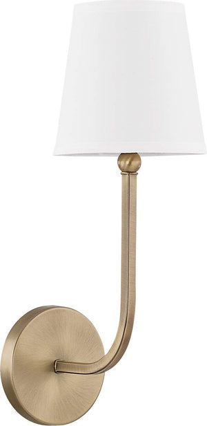 Capital Lighting 619311AD-674 Dawson 1 Light Sconce Aged Brass