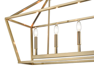 Millennium Lighting 3245-MB Ritner 5 Light 40" Wide Taper Candle Chandelier