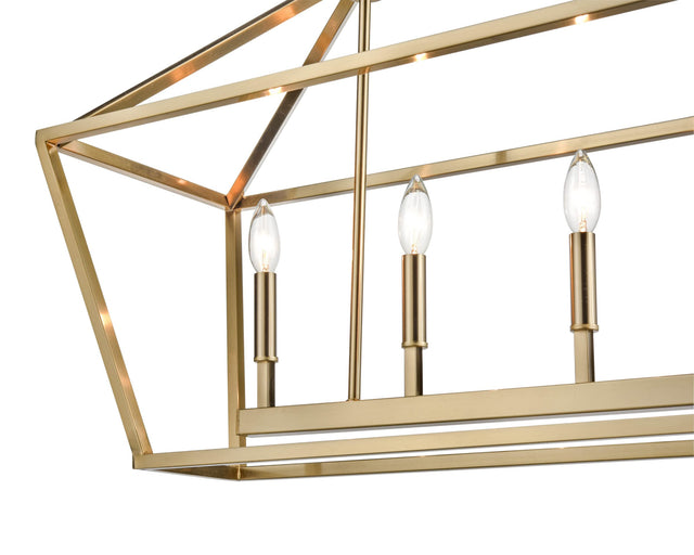 Millennium Lighting 3245-MB Ritner 5 Light 40" Wide Taper Candle Chandelier