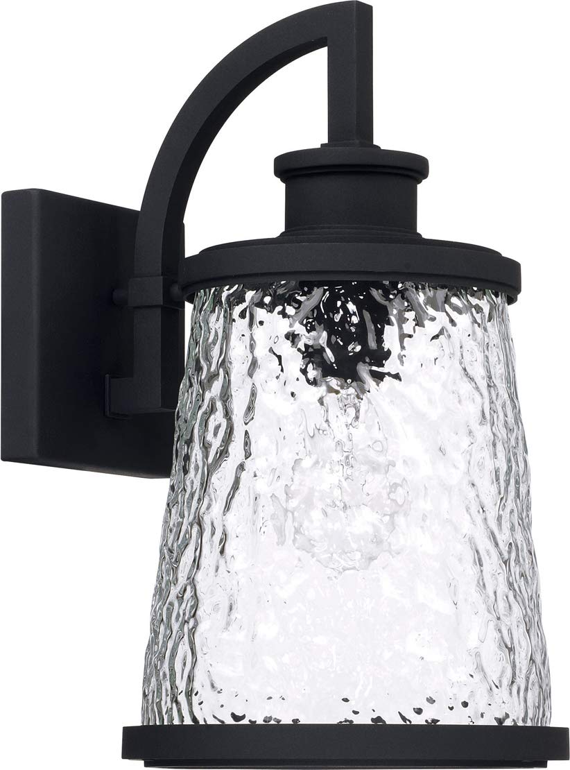 Capital Lighting 926511BK Tory 1 Light Outdoor Wall Lantern Black