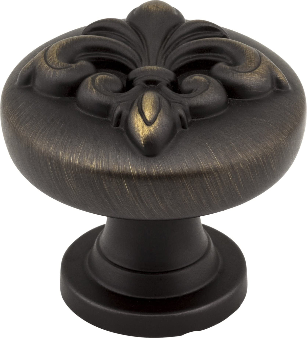 Jeffrey Alexander 218BNBDL 1-3/8" Diameter Brushed Pewter Lafayette Cabinet Knob