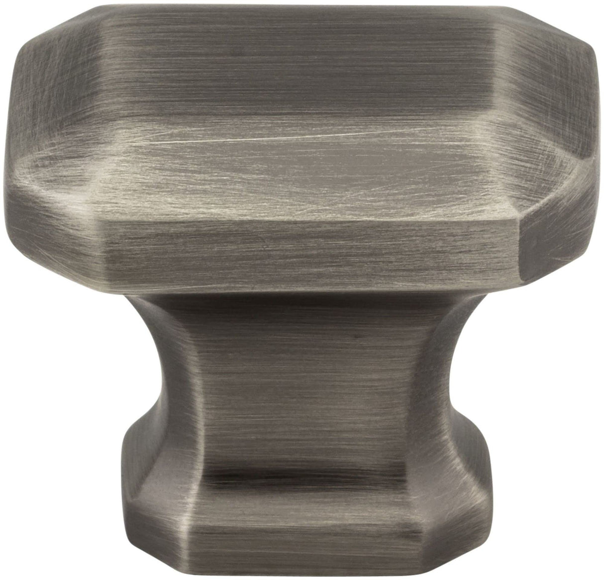Jeffrey Alexander 165BNBDL 1-1/4" Overall Length Brushed Pewter Emerald Ella Cabinet Knob