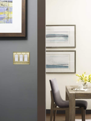 Amerock Wall Plate Black Bronze 3 Rocker Switch Plate Cover Candler 1 Pack Decora Wall Plate Light Switch Cover