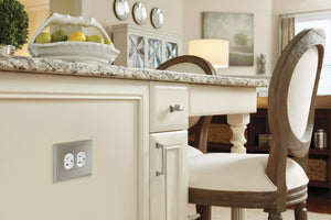 Amerock Wall Plate Black Bronze Duplex Outlet Cover Mulholland 1 Pack Electrical Outlet Cover