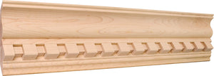 Hardware Resources SC5POP 3/4" D x 3-3/4" H Poplar Standard Crown Moulding