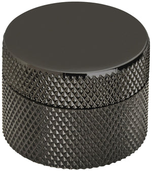 Amerock Cabinet Knob Matte Black 1-1/4 inch (32 mm) Diameter Transcendent 1 Pack Drawer Knob Cabinet Hardware