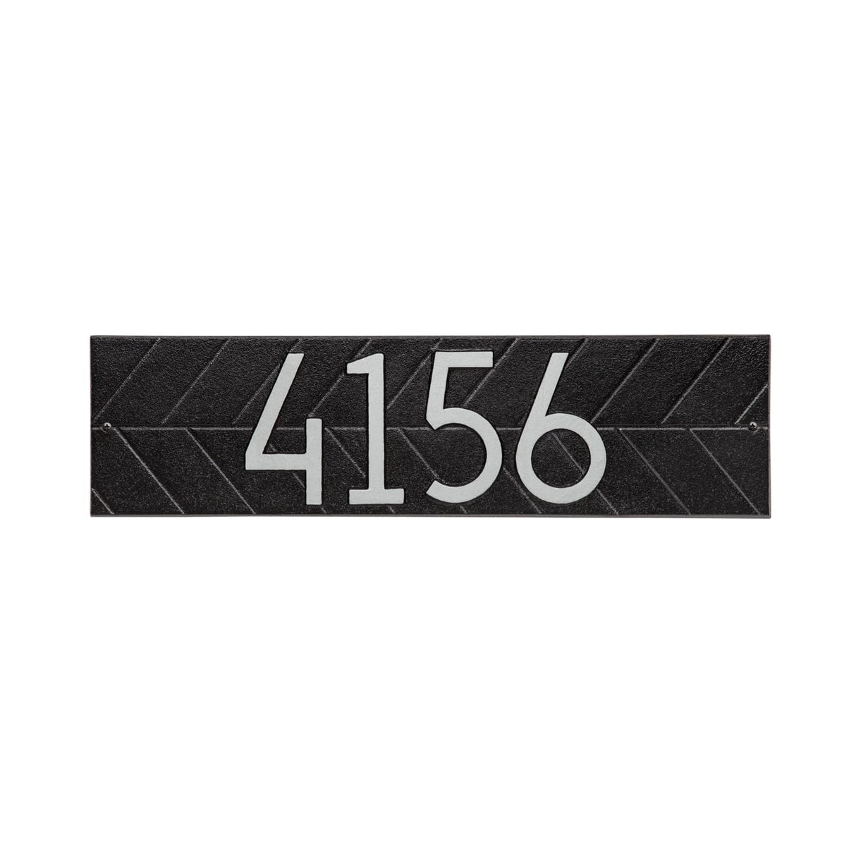 Whitehall 3902BS - Modern Herringbone Horizontal Plaque, Standard Wall 1-line