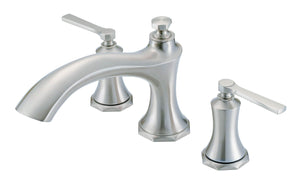Gerber D300928BNT Brushed Nickel Draper Three Piece Roman Tub Trim Kit