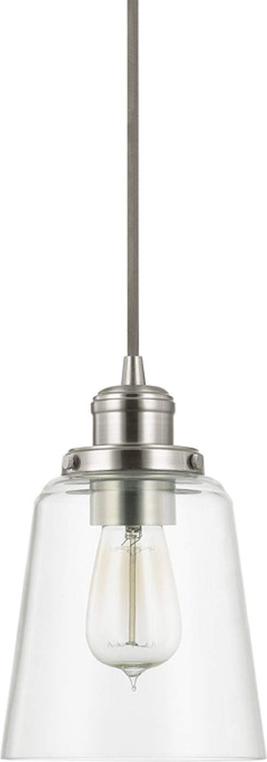 Capital Lighting 3718BN-135 Fallon 1 Light Pendant Brushed Nickel