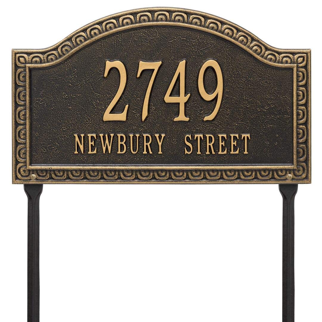 Whitehall 3133BG - Personalized Penhurst Plaque - Grande - lawn- 2 Line