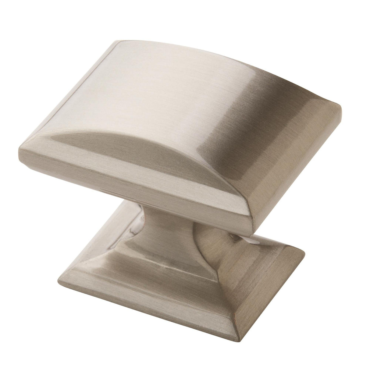 Amerock Cabinet Knob Satin Nickel 1-1/4 inch (32 mm) Length Candler 1 Pack Drawer Knob Cabinet Hardware
