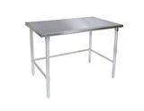 John Boos ST6-3648SSK 16 Gauge Stainless Steel Work Table with Base and Shelf, 48" x 36"