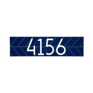 Whitehall 3902DW - Modern Herringbone Horizontal Plaque, Standard Wall 1-line