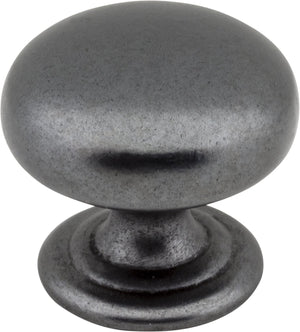 Elements 2980DACM 1-1/4" Diameter Gun Metal Florence Cabinet Mushroom Knob