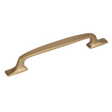 Amerock Cabinet Pull Golden Champagne 6-5/16 inch (160 mm) Center to Center Highland Ridge 1 Pack Drawer Pull Drawer Handle Cabinet Hardware