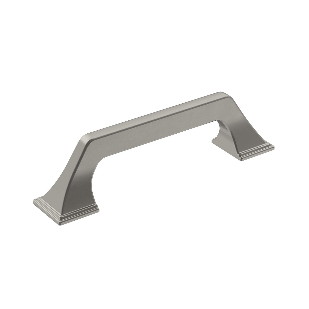 Amerock Cabinet Pull Satin Nickel 3-3/4 inch (96 mm) Center-to-Center Exceed 1 Pack Drawer Pull Cabinet Handle Cabinet Hardware