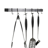 Enclume WR1 CP 24" Classic Wall Rack Utensil Bar w/ 6 Hooks CP