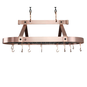 Enclume PR16AWG SCP 60" Oval Ceiling Pot Rack w/ 30 Hooks SCP