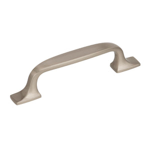 Amerock Cabinet Pull Satin Nickel 3 inch (76 mm) Center to Center Highland Ridge 1 Pack Drawer Pull Drawer Handle Cabinet Hardware