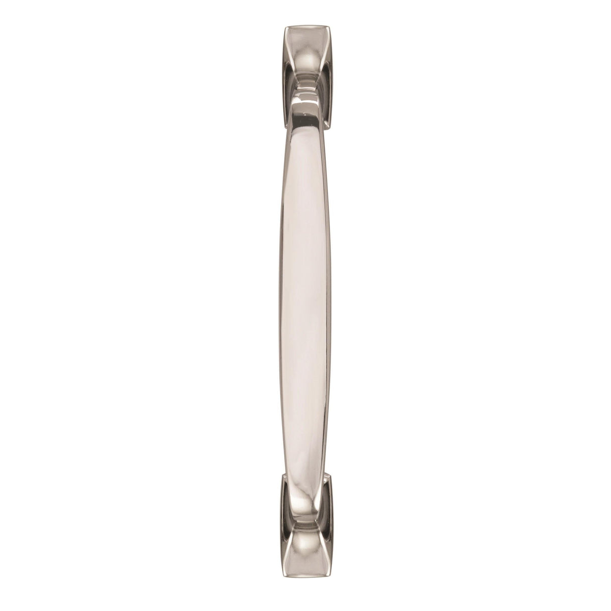 Amerock Cabinet Pull Polished Nickel 5-1/16 inch (128 mm) Center to Center Highland Ridge 1 Pack Drawer Pull Drawer Handle Cabinet Hardware