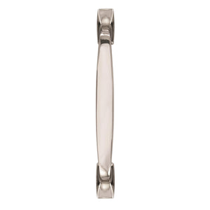 Amerock Cabinet Pull Polished Nickel 5-1/16 inch (128 mm) Center to Center Highland Ridge 1 Pack Drawer Pull Drawer Handle Cabinet Hardware