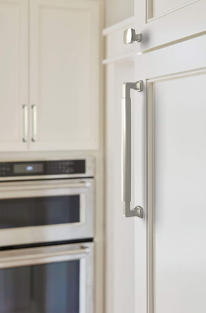 Amerock BP36890G10 Stature Cabinet Pull, 8-13/16 in (224 mm) Center-to-Center, Satin Nickel