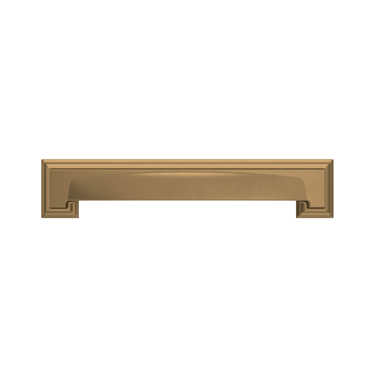 Amerock Cabinet Cup Pull Champagne Bronze 5-1/16 inch & 6-5/16 inch (128 mm & 160 mm) Center-to-Center Appoint 1 Pack Drawer Pull Cabinet Handle Cabinet Hardware