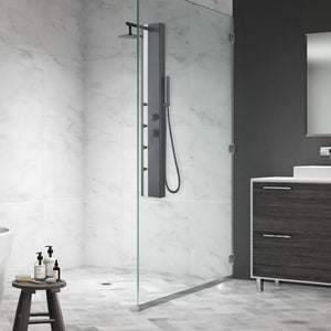 PULSE ShowerSpas 1060MB-SSB-1.8GPM Eclipse Stainless Steel Brushed ShowerSpa