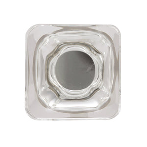 Amerock Cabinet Knob Clear/Satin Nickel 1-3/8 inch (35 mm) Length Glacio 1 Pack Drawer Knob Cabinet Hardware