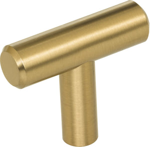 Elements 40SN 1-9/16" Overall Length Satin Nickel Naples Cabinet "T" Knob