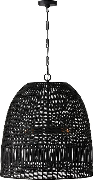 Capital Lighting 347533MB Naomi 3 Light Pendant Matte Black