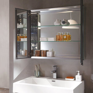 Fresca FVN8030WH Fresca Livello 30" White Modern Bathroom Vanity w/ Medicine Cabinet