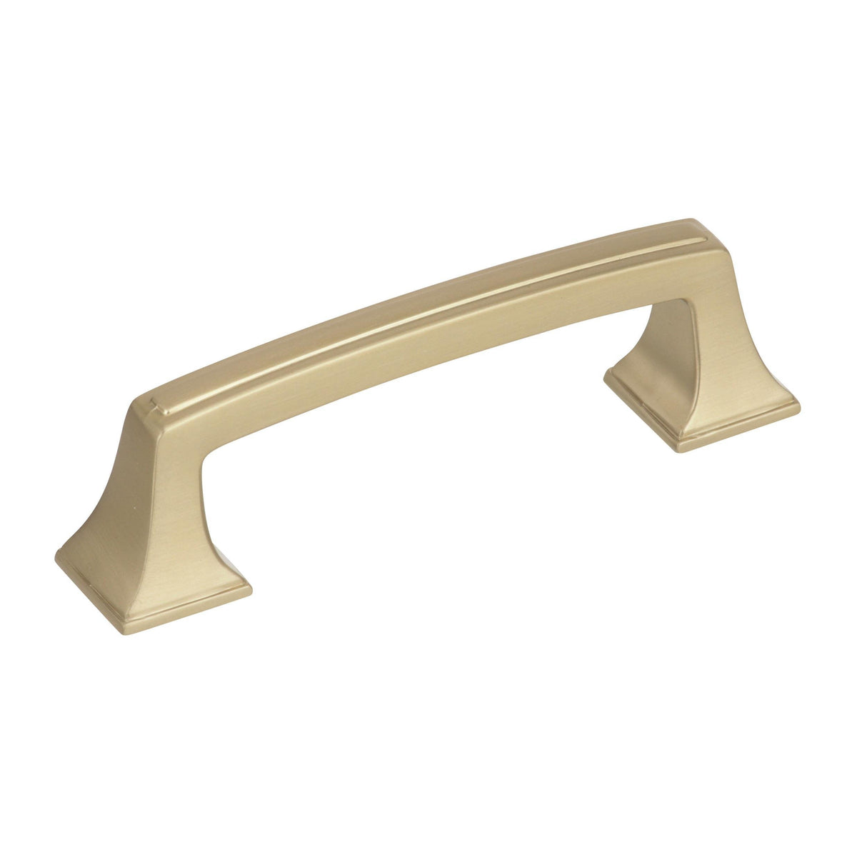 Amerock Cabinet Pull Golden Champagne 3 inch (76 mm) Center to Center Mulholland 1 Pack Drawer Pull Drawer Handle Cabinet Hardware