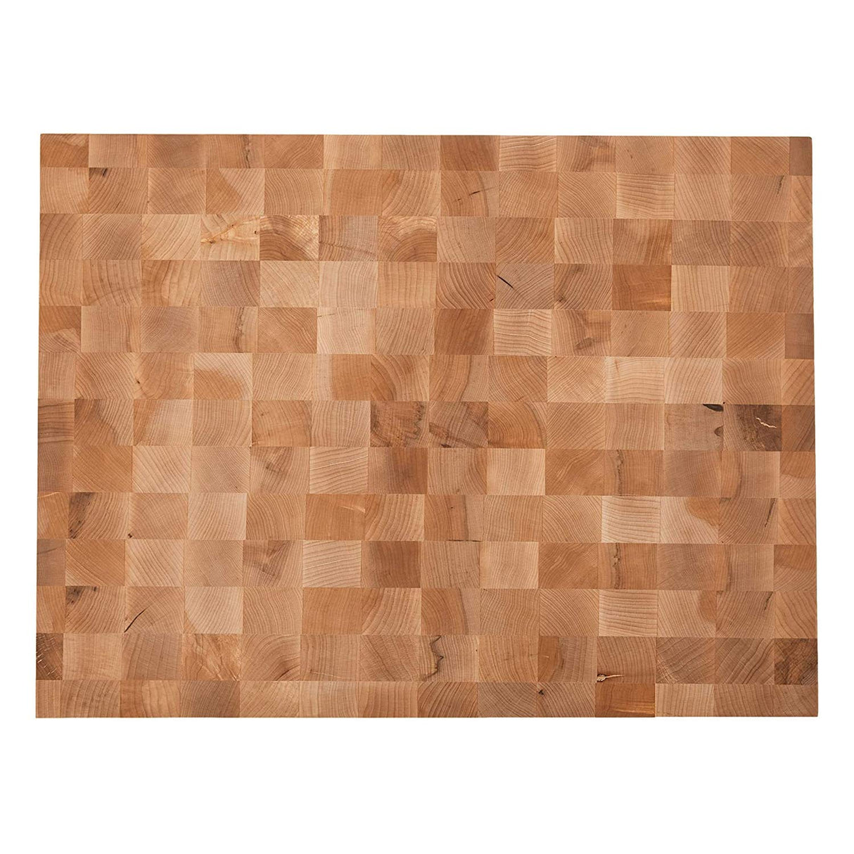 John Boos CCB2418-225 Small Maple Wood Cutting Board for Kitchen 24 x 18 Inches, 2.25 Inches Thick Reversible End Grain Charcuterie Block with Finger Grips 24X18X2.25 MPL-END GR-REV-GRIPS