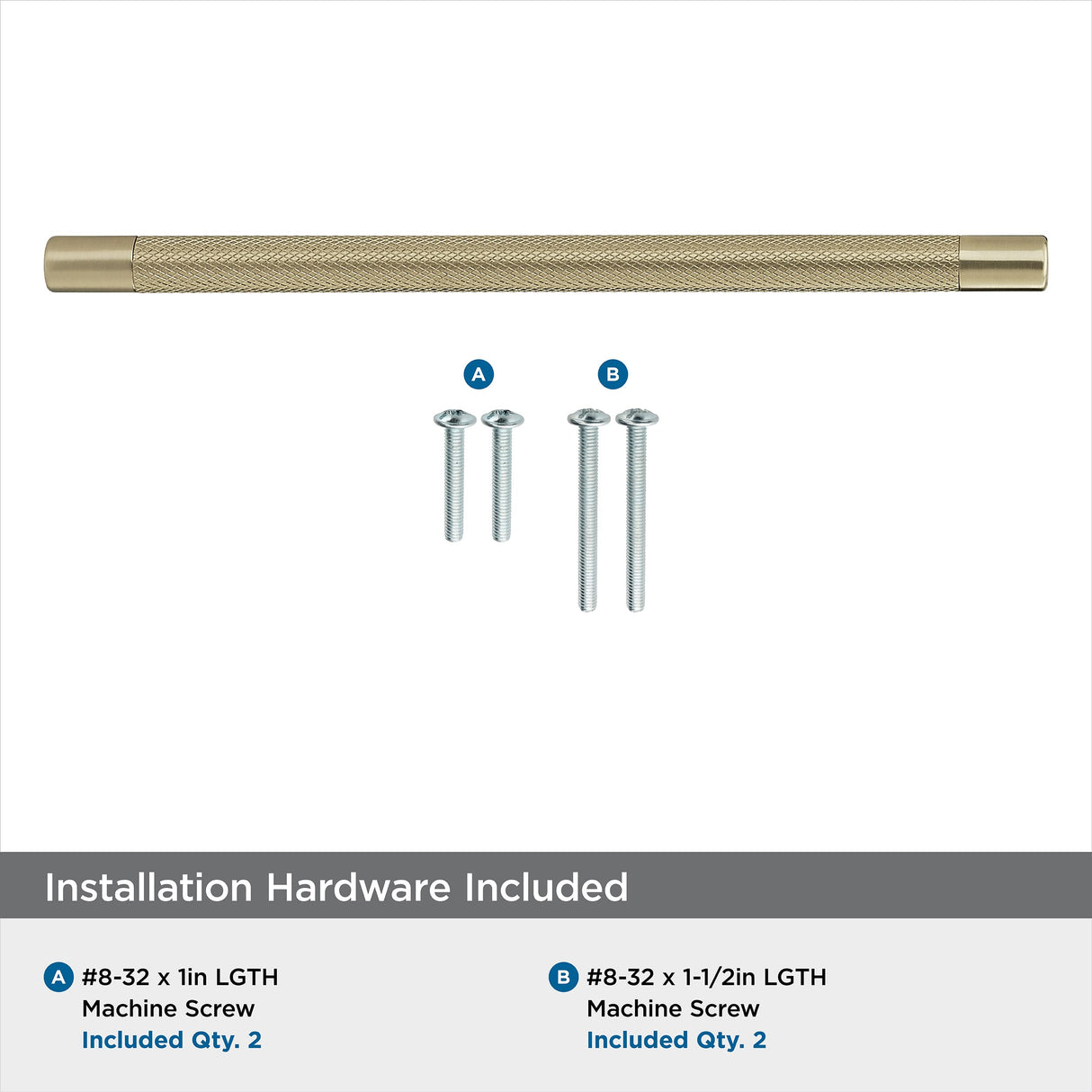Amerock Kitchen Cabinet Pull Golden Champagne 10-1/16 in (256 mm) Center-to-Center Bronx 1 Pack Furniture Hardware Cabinet Handle Bathroom Drawer Pull