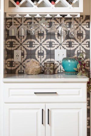 Elements 625-3PC 3" Center-to-Center Polished Chrome Square Stanton Cabinet Bar Pull