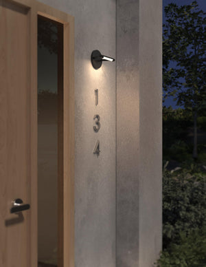 Kuzco EW25707-BK MARO 7" EXTERIOR WALL BLACK 7W 120VAC LED 3000K 90CRI