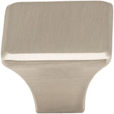 Jeffrey Alexander 972L-BNBDL 1-1/4" Overall Length Brushed Pewter Square Marlo Cabinet Knob