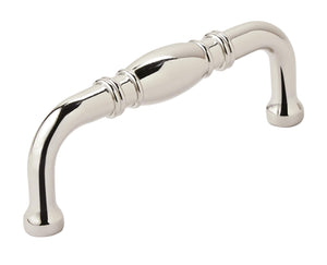 Amerock Cabinet Pull Polished Nickel 3 inch (76 mm) Center to Center Granby 1 Pack Drawer Pull Drawer Handle Cabinet Hardware