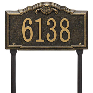 Whitehall 2956BG - Personalized Gatewood Plaque - Standard - Lawn - 1 Line