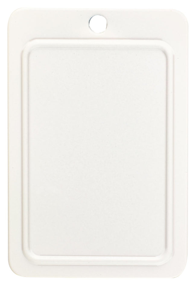 Amerock Touch Cabinet Catch White 1-11/16 inch (43 mm) Length 1 Pack Door Catch Cabinet Door Latch