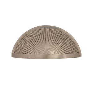 Amerock Cabinet Cup Pull Satin Nickel 3 inch (76 mm) Center to Center Sea Grass 1 Pack Drawer Pull Drawer Handle Cabinet Hardware