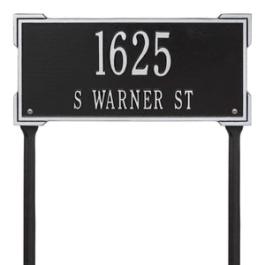 Whitehall 1124BS - Personalized Roanoke Plaque - Standard -Lawn - 2 Line